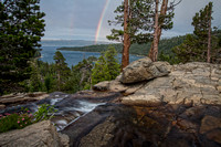 High Sierras, wildflowers, Lake Tahoe, Rainbow, by Stephanie