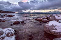 Lake Tahoe in the Snow by Stephanie